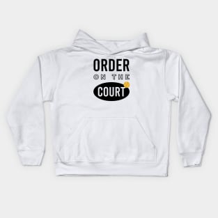 Tennis Pun Order on the Court Kids Hoodie